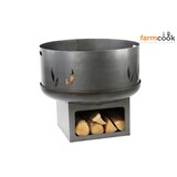 thumbnail of FARMCOOK Feuerschale Feuerschalen Aufsetzer Flammenmotiv Ø 69 CM