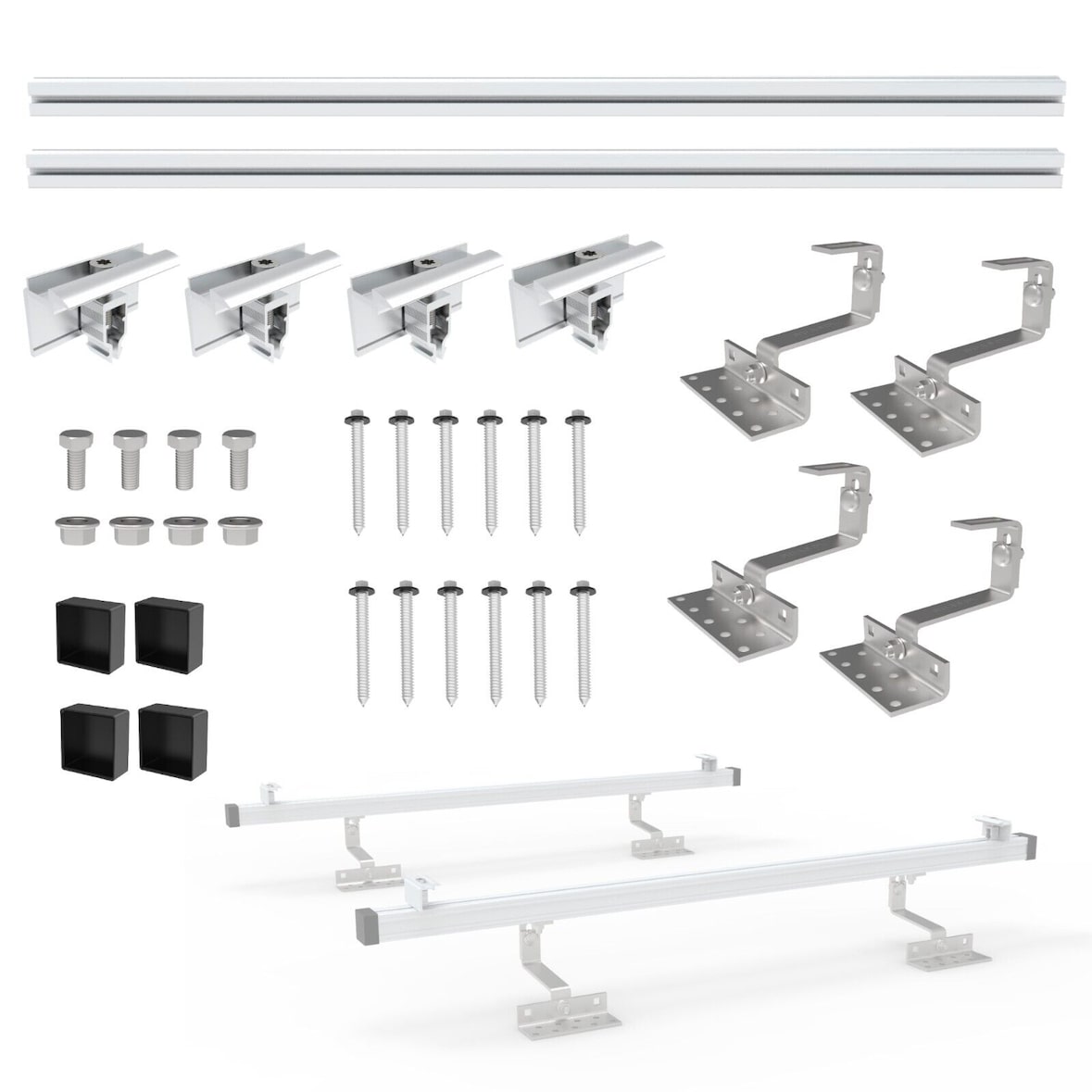 Staffa per pannello solare fotovoltaico 1er set di montaggio