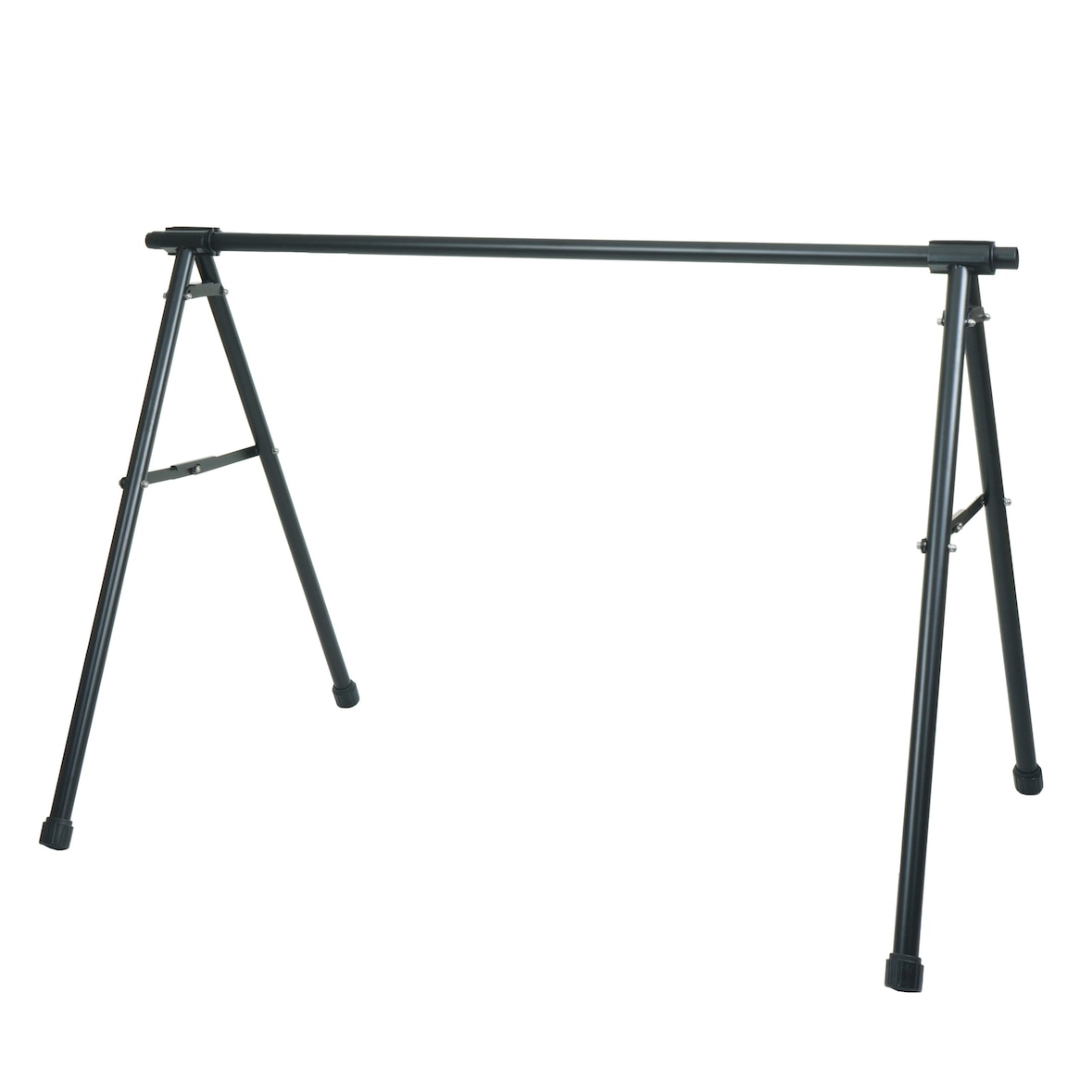 Support de selle de vélo HWC-K39, support de vélo étrier de suspension, métal revêtu par poudre 114x170x114cm extensible ~ noir