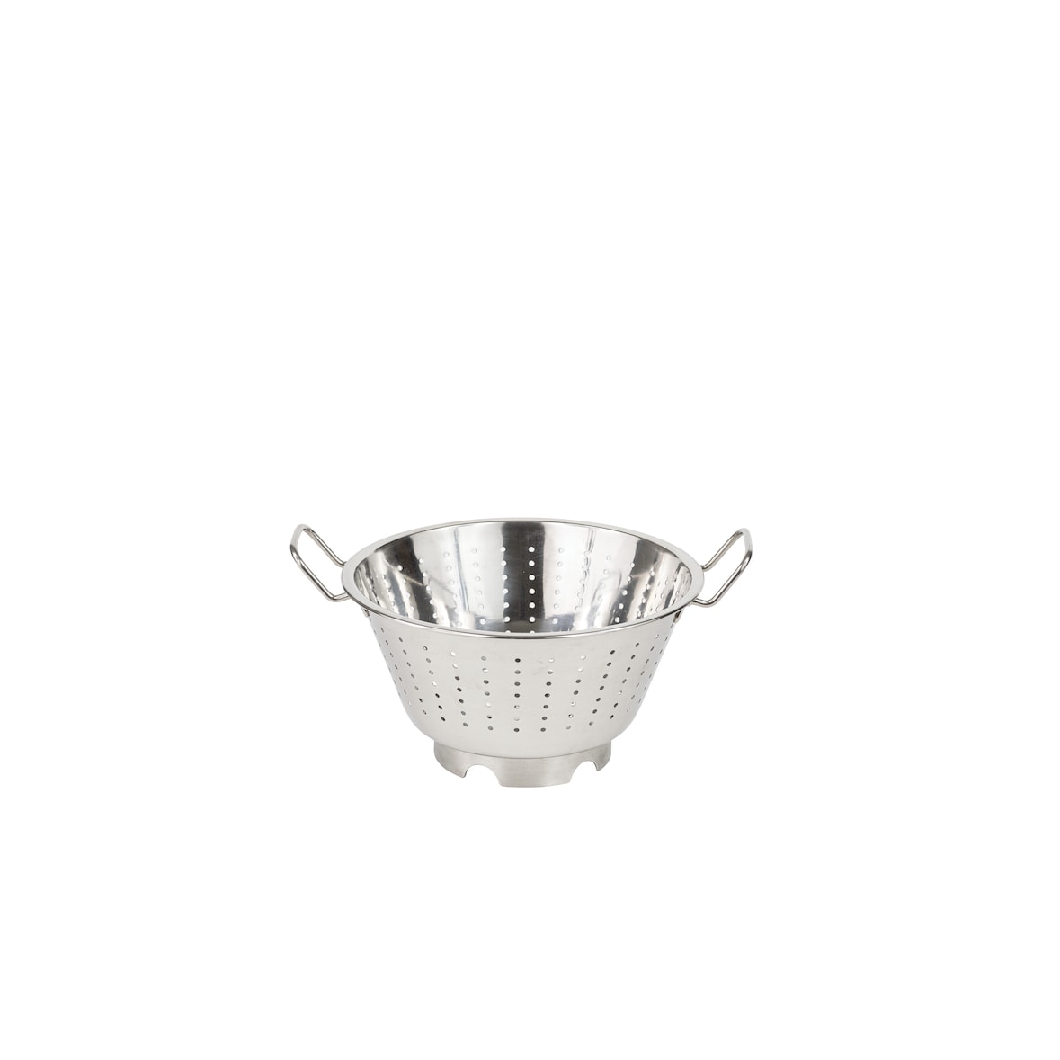Louis Tellier - Passoire conique avec pied - 2 anses - inox - 28 cm - LT2113