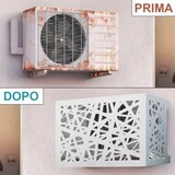 thumbnail of Copricondizionatore copertura per climatizzatore ARTIST Bronzo marrone Corten in alluminio L86 x P44 x H68 cm