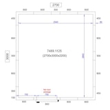 thumbnail of Chefgastro Kühl- und Frierzelle BxTxH 2700x3000x2200mm