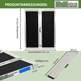 thumbnail of TRUTZHOLM Rollstuhlrampe 122 cm Traglast 272 kg Alu klappbar Antirutsch beschichtet Schwellenrampe