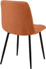 thumbnail of 2er Set Esszimmerstuhl FIGAD - Stoff Orange 45x55x84 cm | Essstühle Esszimmerstühle Küchenstühle Wohnzimmerstühle