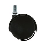 thumbnail of Möbelrolle Rolle Kunststoffrolle Hartbodenrolle div Durchmesser Ø40mm M6 einzeln