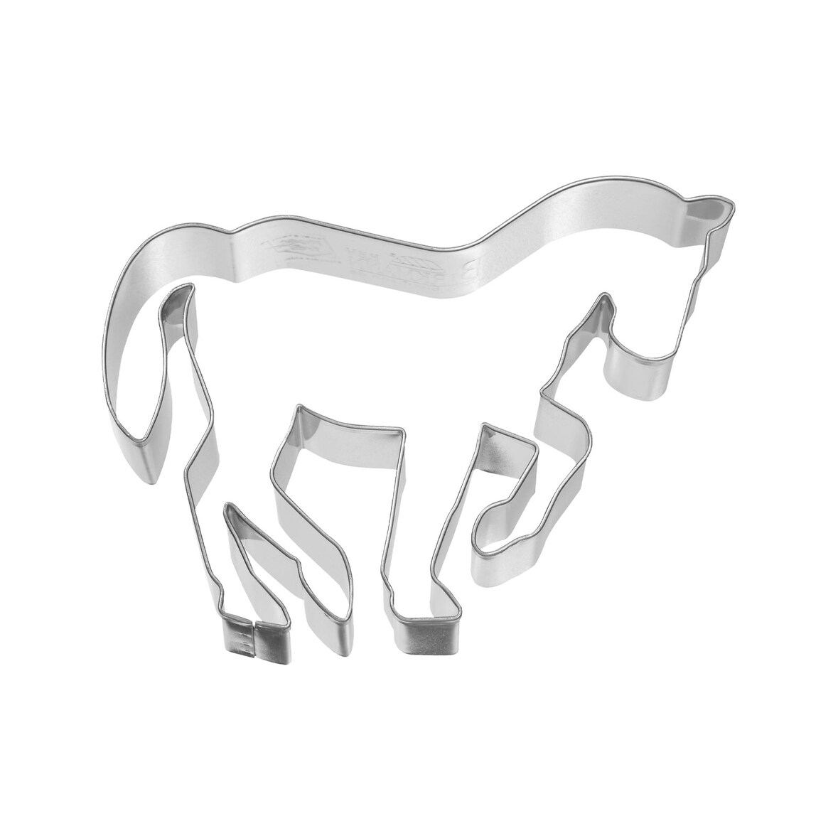 Birkmann Bauernhof Ausstechform 'Pferd in Piaffe' 11 cm Edelstahl