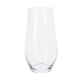 thumbnail of WellHome - 4er-Set Trinkgläser aus Klarglas (580 ml) mit geprägtem Streifendesign