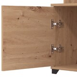 thumbnail of Bob Gardens parete attrezzata soggiorno quattro ante moderna minimal in legno cm 202 x 40 x 155,5 h - POLE Antracite