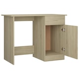 thumbnail of Scrivania in rovere Sonoma 100x50x76 cm modello Nova Elite in legno ingegnerizzato