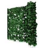 thumbnail of Balkon privacy scherm N77, privacy scherm windscherm lambrisering voor balkon terras hek ~ 300x100cm donker blad