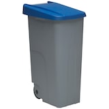 thumbnail of Geschlossener Abfallbehälter Recyclo 110 Liter. Farbe Blau.