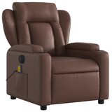 thumbnail of vidaXL Massagesessel Elektrisch Braun Kunstleder