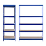 thumbnail of Prateleira Modular Azul com 5 Prateleiras Ajustáveis 180x120x60cm 1250Kg 7house