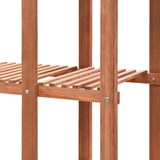 thumbnail of Helloshop26 - Soporte para plantas mueble para flores madera de cedro 86 x 36 x 139 cm marrón 02_0045170
