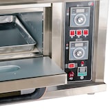 thumbnail of Cleiton® Horno de Pizza Industrial Simple a Gas Butano 4x32 cm con Suelo Cerámico Refractario y Termostato de Calidad | Temperatura 400°C - 10000W