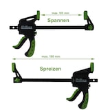 thumbnail of Einhandzwingen 35x105 mm 10er Set Schnellspannzwinge