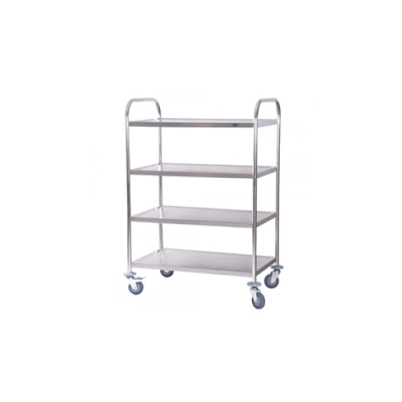 Carro de servicio en acero inoxidable 4 estantes CS-8654/4