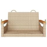 thumbnail of vidaXL Hängesessel Beige 63x62x40 cm Poly Rattan