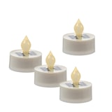 thumbnail of LED Solar Teelichter Garten Outdoor Solar Kerze H: 5,5cm weiß 4 Stück