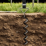 thumbnail of 8tlg. Bodenanker-Set - 4 Bodenanker + 4 Spanngurte