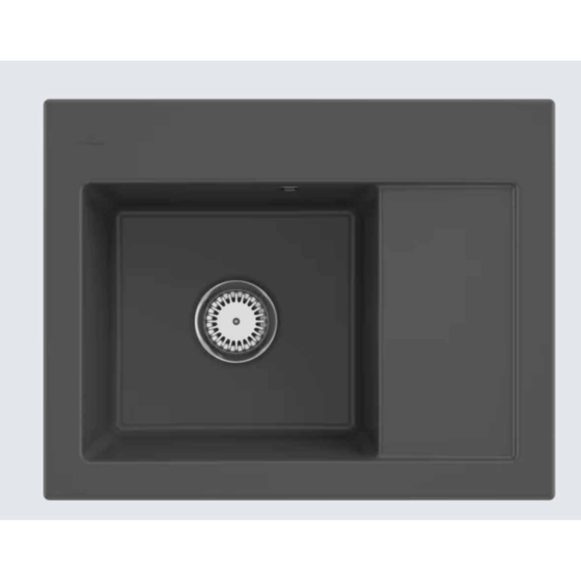 Villeroy&Boch Spülbecken, Küchenspüle Subway 45 Compact Graphite 650x510mm, Unteschrankbreite 45cm