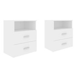 thumbnail of Tables de chevet 2 pcs Blanc 50x32x60 cm