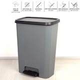 thumbnail of Curver Caixote do lixo Compatta 50L cinzento