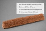 thumbnail of Industriebesen Kokosbesen 40cm Breit mit Metall-Stielhalter Saalbesen Kokos-Borsten ohne Stiel Kokosfeger Handwerkerbesen