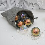 thumbnail of 2er Set Nordic Geschenkbeutel Weihnachten - 32x32 Stoffbeutel Groß zum Befüllen