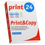thumbnail of print24 Druckerpapier Kopierpapier 20000 Blatt (40 x 500) DIN A4 80 g Premium Hochweiß CIE 160 Testsieger PEFC zertifiziert