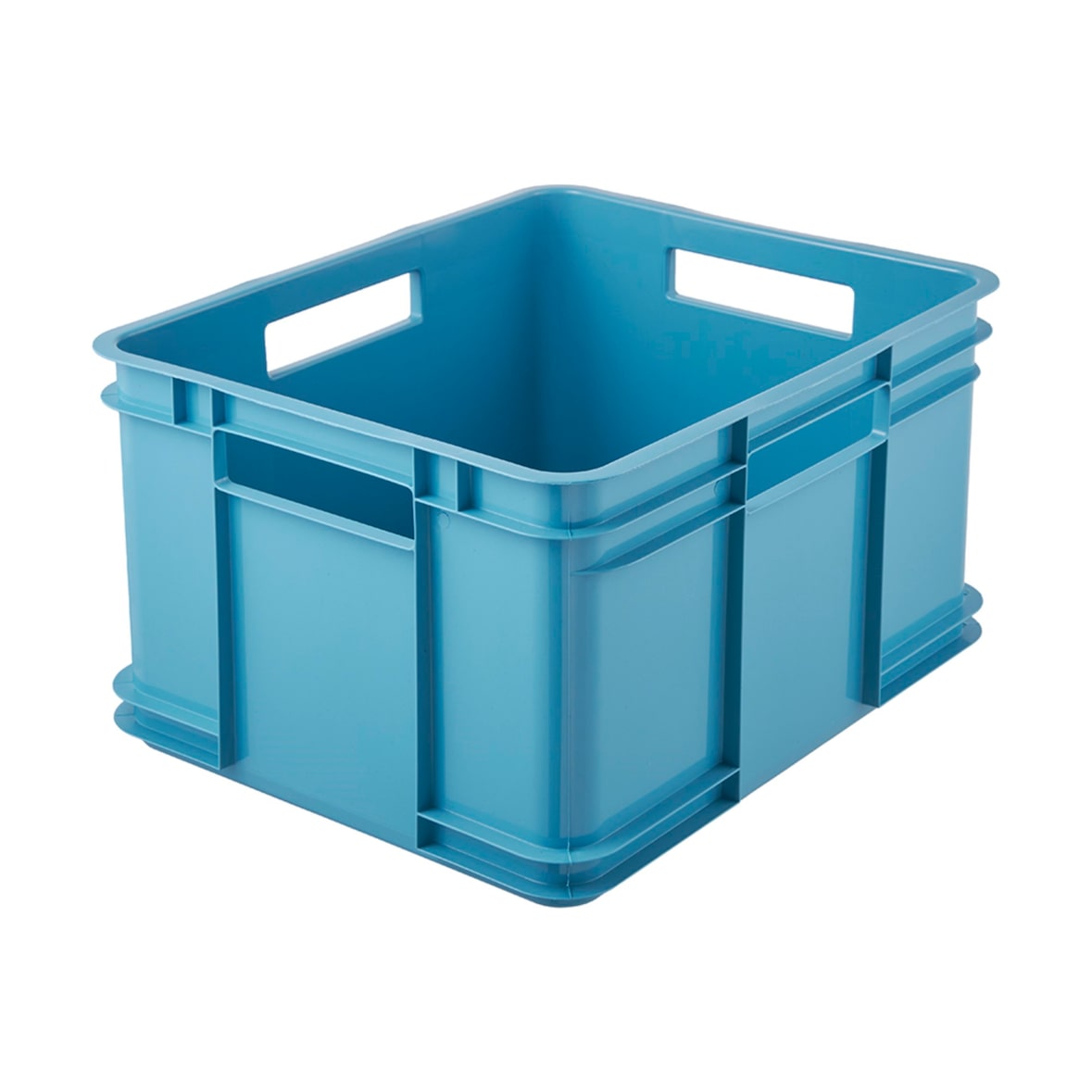 Keeeper - Caixa de Armazenamento 28L na cor Azul 43x35x24 cm EURO-BOX - Coleção Bruno ECO