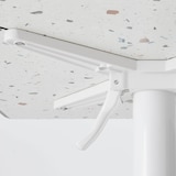 thumbnail of Tavolo da terrazza 60 x 60 cm, reclinabile, laminato terrazzo specchiato.