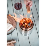 thumbnail of Caminetto da tavolo a pellet RedFire Volcano Small – acciaio inossidabile 304 – Ø14 cm – altezza 18,7 cm – inox