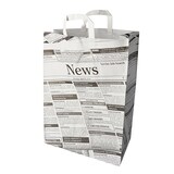 thumbnail of 50 Tragetaschen, Papier 44 cm x 32 cm x 17 cm "Newsprint" mit Tragegriff