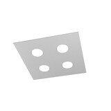 thumbnail of Lámpara de techo cuadrada Toplight Area de 4 luces con casquillo GX53, estructura gris, diseño moderno 40x40x3cm