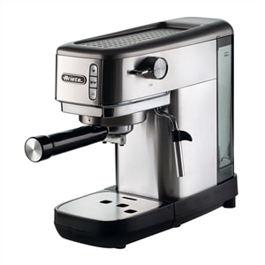 ariete slim metal macchina da caffè espresso per caffè macinato 1380