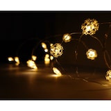 thumbnail of Tarrington House Hilo de luces  decorativas en forma de copos de nieve, 40 LED, 3.9 m, 1.2 W