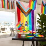 thumbnail of 8 Teller Regenbogen bunt