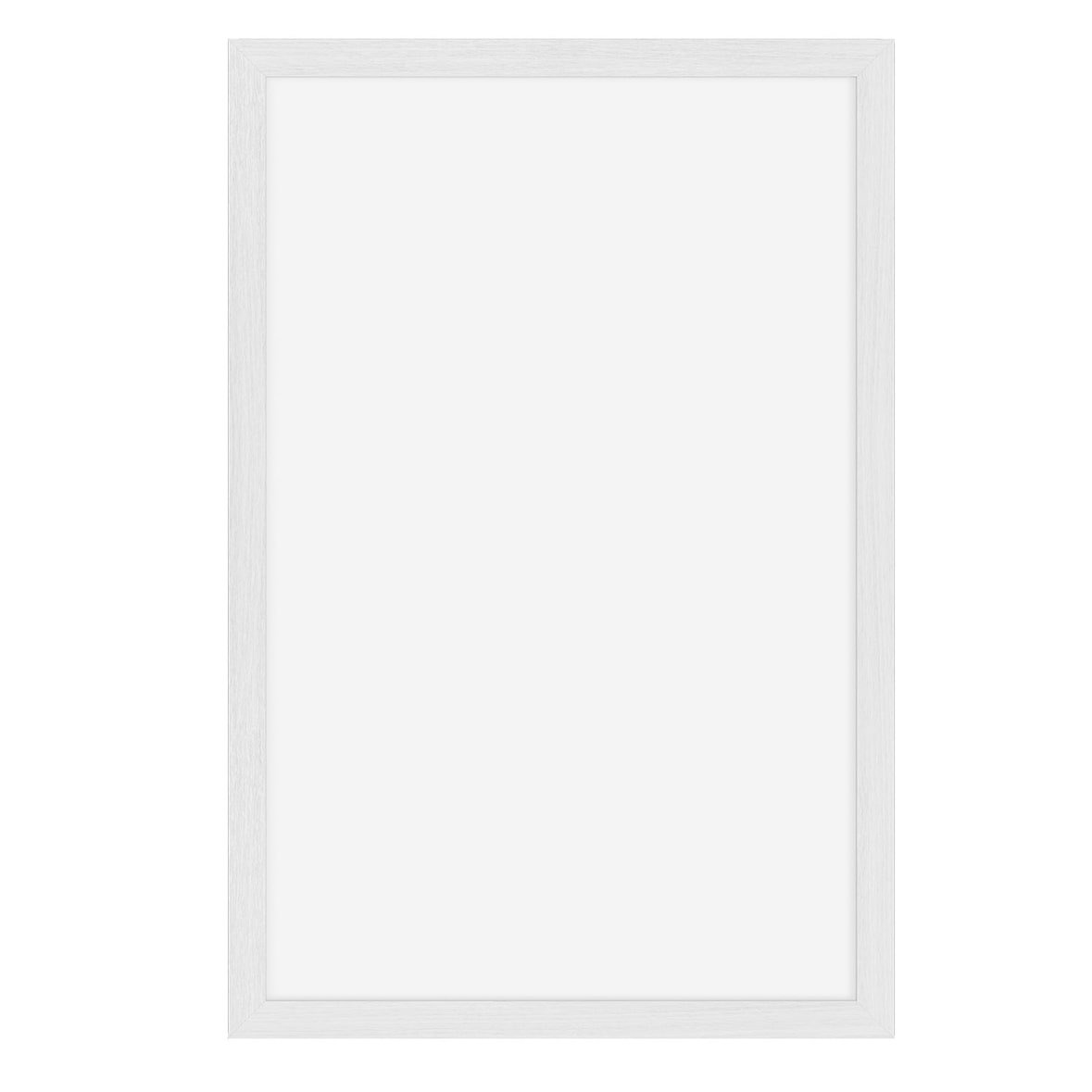 Securit® "Woody“ Wandtafel – Weiß lackiertes Holz – 2 Kreidemarker und Befestigung inklusive – 40x60cm