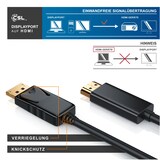 thumbnail of CSL DisplayPort zu HDMI Audio- & Video-Kabel, DP Monitor Kabel mit Audioübertragung - 3m