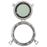 thumbnail of vidaXL Bullaugen-Spiegel Wandmontage Ø23 cm Aluminium und Glas