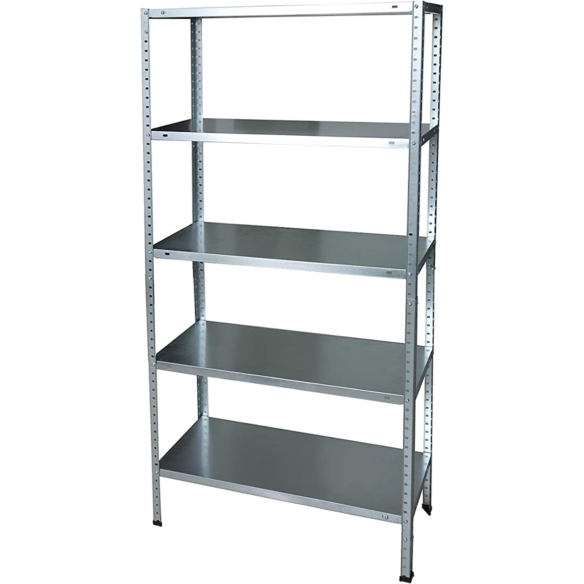 Garden Friend Étagère en métal 5 étagères Gris métallisé