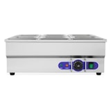 thumbnail of VERTES Scaldavivande a Bagnomaria Elettrico Professionale(1500 W, 6 x Contenitori 1/6GN, 6 x 1,6 L con Coperchio, Rubinetto di Scarico, Acciaio Inox)
