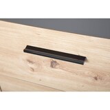 thumbnail of Corbeto1T4S Kommode 4 Schubladen, 1 Tür Anthrazit, Eiche Artisan Dekor.