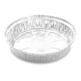 thumbnail of 100x Aluschale Backform Auflaufform rund 1450 ml stehender Rand O229 x 49mm