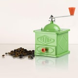 thumbnail of Elma Molinillo Café Manual Vintage, 2 Posiciones Ajuste, Chapa, Decorativo, Verde, 10,5x10,5x15,5 cm, No Muele Café