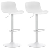 thumbnail of Set van 2 barkrukken Almada Kunststof wit