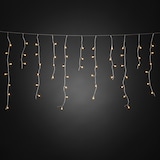 thumbnail of Konstsmide LED Eisregen Lichtervorhang, mit weißen Globes, 400 bernsteinfarbene Dioden, 24V, Außen (IP44), transparentes Kabel - 3673-803