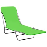 thumbnail of Helloshop26 - Set aus zwei Sonnenliegen/Deckstühlen aus Stahl und grünem Stoff 02_0011940