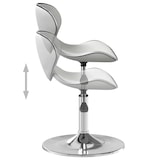 thumbnail of vidaXL Barhocker Weiß Kunstleder